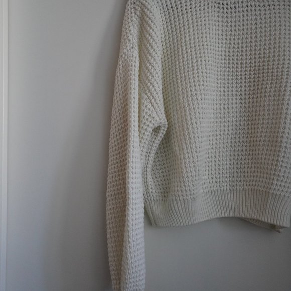White Crop Top sweater H&M - Picture 9 of 9